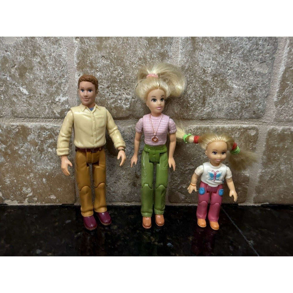 Fisher Price Loving Family Dollhouse People Mom Dad Sister 2006 Figures